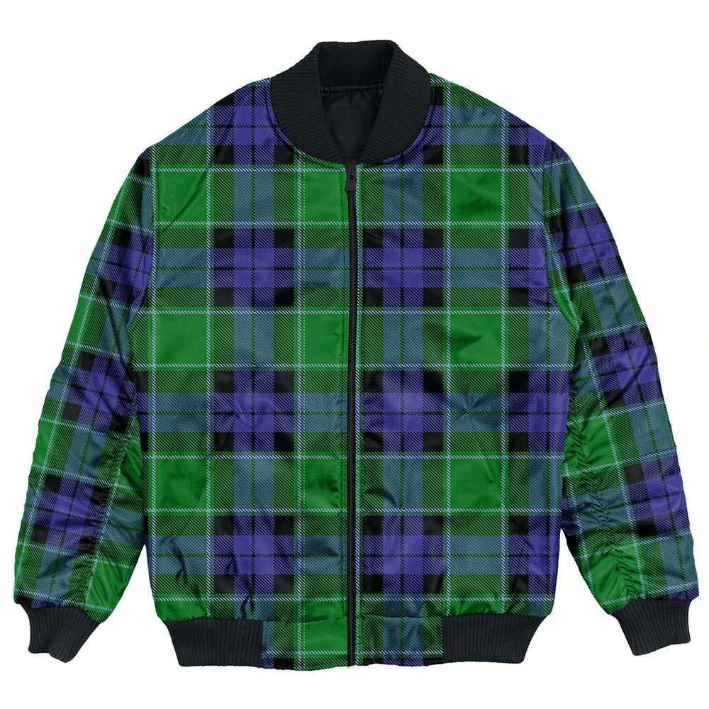 Clan Graham of Menteith Modern Tartan Clan Bomber Jacket QT88 Graham of Menteith Modern Tartan Tartan Bomber Jacket