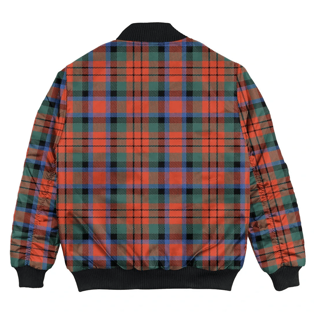 Clan MacDuff Ancient Tartan Clan Bomber Jacket VT98 MacDuff Ancient Tartan Tartan Bomber Jacket