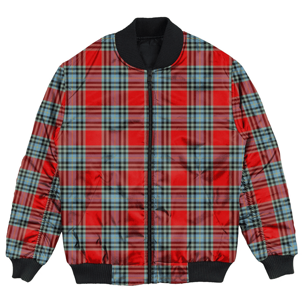 Clan MacLeay Tartan Bomber Jacket XJ88 MacLeay Tartan Tartan Bomber Jacket