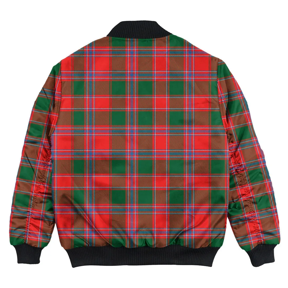 Clan Dalziel Modern Tartan Clan Bomber Jacket NC54 Dalziel Modern Tartan Tartan Bomber Jacket