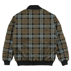 Clan Graham of Menteith Weathered Tartan Bomber Jacket GN67 Graham of Menteith Weathered Tartan Tartan Bomber Jacket
