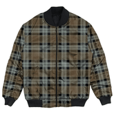 Clan Graham of Menteith Weathered Tartan Bomber Jacket GN67 Graham of Menteith Weathered Tartan Tartan Bomber Jacket