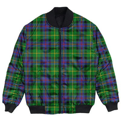 Clan Tait Modern Tartan Bomber Jacket