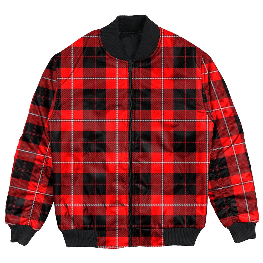 Clan Cunningham Modern Tartan Bomber Jacket UD27 Cunningham Modern Tartan Tartan Bomber Jacket