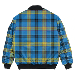 Clan Laing Tartan Bomber Jacket SL25 Laing Tartan Tartan Bomber Jacket