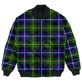 Clan MacNeill of Barra Modern Tartan Bomber Jacket DQ18 MacNeill of Barra Modern Tartan Tartan Bomber Jacket