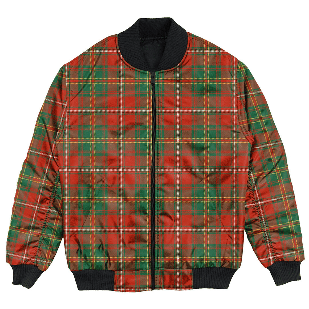 Clan Hay Ancient Tartan Bomber Jacket GI84 Hay Ancient Tartan Tartan Bomber Jacket