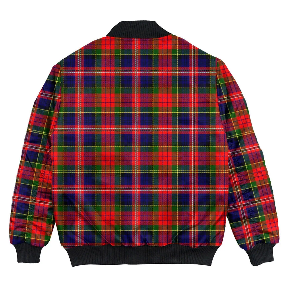 Clan MacPherson Modern Tartan Bomber Jacket AH73 MacPherson Modern Tartan Tartan Bomber Jacket