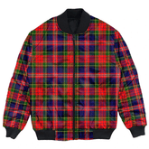 Clan MacPherson Modern Tartan Bomber Jacket AH73 MacPherson Modern Tartan Tartan Bomber Jacket