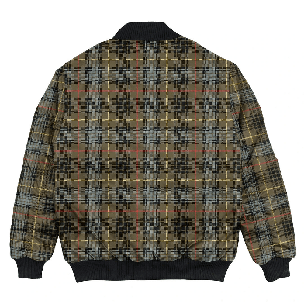 Clan Stewart Hunting Weathered Tartan Clan Bomber Jacket CX82 Stewart Hunting Weathered Tartan Tartan Bomber Jacket