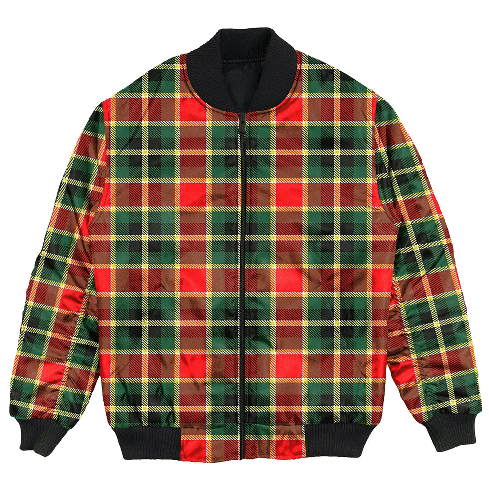 Clan MacLachlan Hunting Modern Tartan Clan Bomber Jacket FR50 MacLachlan Hunting Modern Tartan Tartan Bomber Jacket