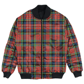 Clan MacPherson Ancient Tartan Clan Bomber Jacket QM33 MacPherson Ancient Tartan Tartan Bomber Jacket