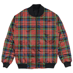 Clan MacPherson Ancient Tartan Clan Bomber Jacket QM33 MacPherson Ancient Tartan Tartan Bomber Jacket