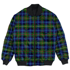 Clan Smith Modern Tartan Bomber Jacket KY55 Smith Modern Tartan Tartan Bomber Jacket