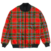 Clan Drummond of Perth Tartan Clan Bomber Jacket SU34 Drummond of Perth Tartan Tartan Bomber Jacket