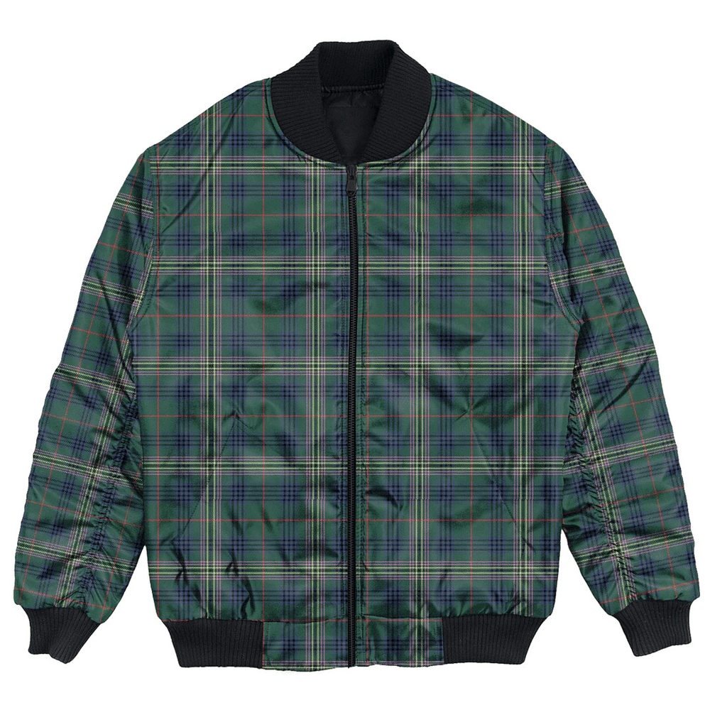 Clan Kennedy Modern Tartan Clan Bomber Jacket UU85 Kennedy Modern Tartan Tartan Bomber Jacket