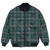 Clan Kennedy Modern Tartan Clan Bomber Jacket UU85 Kennedy Modern Tartan Tartan Bomber Jacket