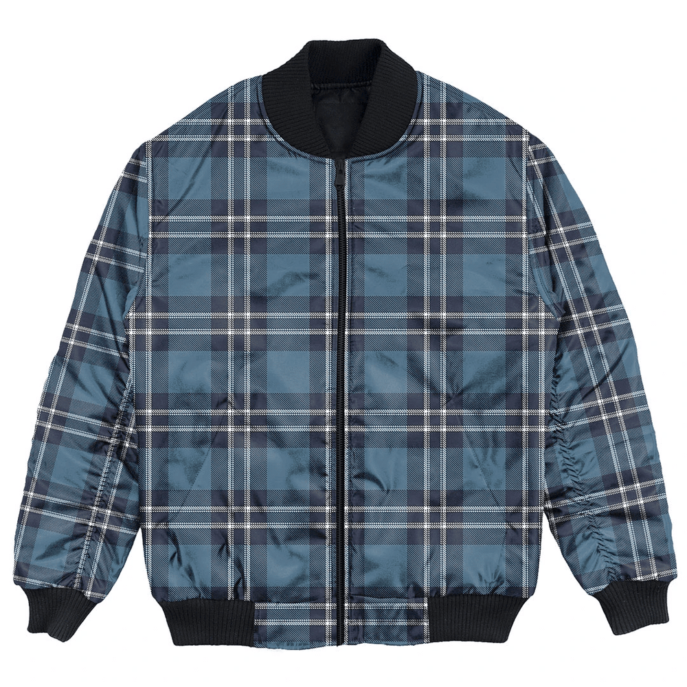 Clan Earl of St Andrews Tartan Bomber Jacket EG45 Earl of St Andrews Tartan Tartan Bomber Jacket