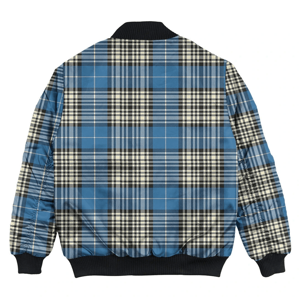Clan Napier Ancient Tartan Clan Bomber Jacket DE65 Napier Ancient Tartan Tartan Bomber Jacket
