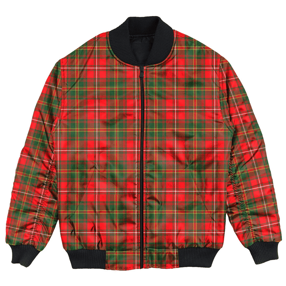 Clan Hay Modern Tartan Bomber Jacket MX74 Hay Modern Tartan Tartan Bomber Jacket