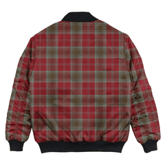 Clan Lindsay Weathered Tartan Bomber Jacket EH81 Lindsay Weathered Tartan Tartan Bomber Jacket