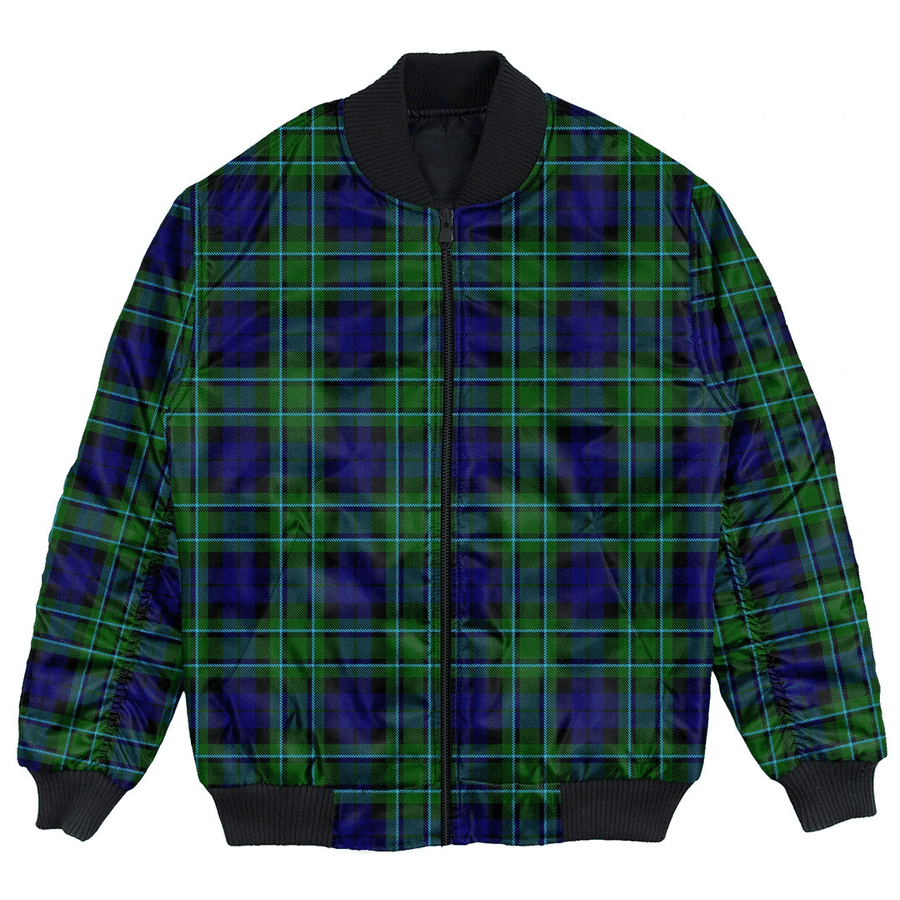 Clan MacCallum Modern Tartan Clan Bomber Jacket WA83 MacCallum Modern Tartan Tartan Bomber Jacket