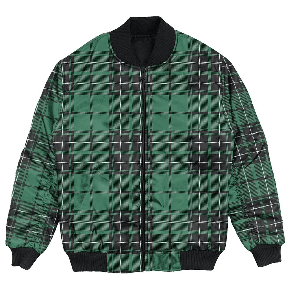 Clan MacLean Hunting Ancient Tartan Clan Bomber Jacket AF60 MacLean Hunting Ancient Tartan Tartan Bomber Jacket