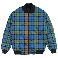 Clan MacLeod of Harris Ancient Tartan Bomber Jacket ZY81 MacLeod of Harris Ancient Tartan Tartan Bomber Jacket