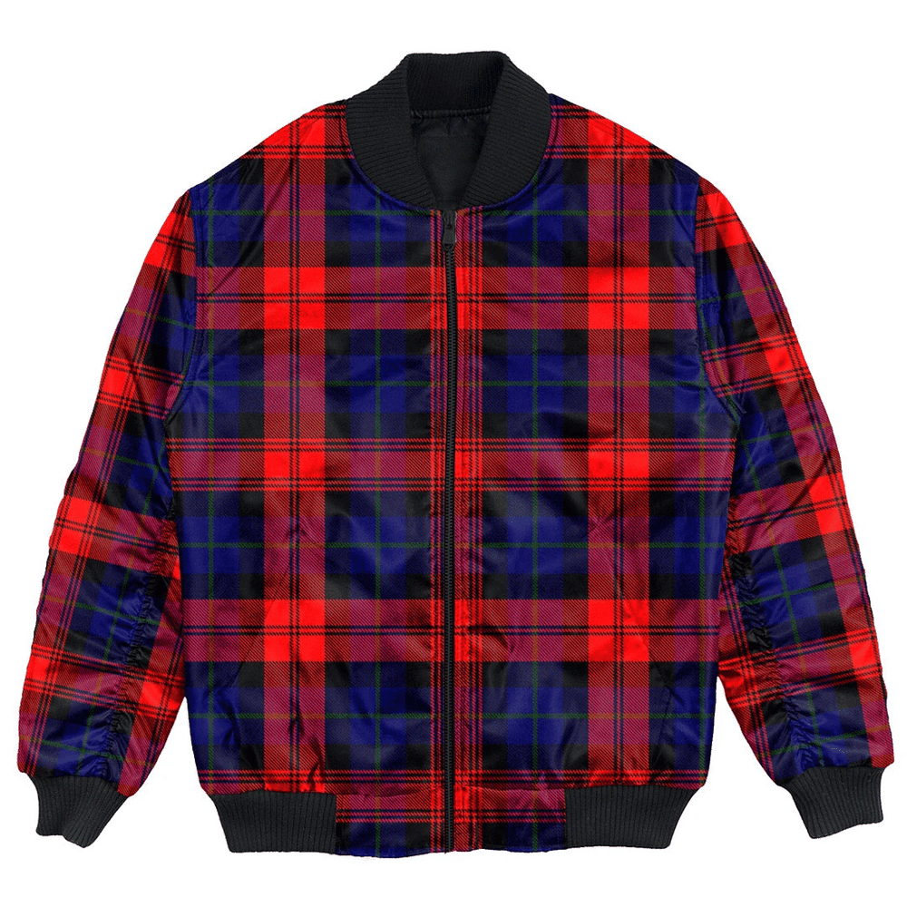 Clan MacLachlan Modern Tartan Clan Bomber Jacket FW50 MacLachlan Modern Tartan Tartan Bomber Jacket