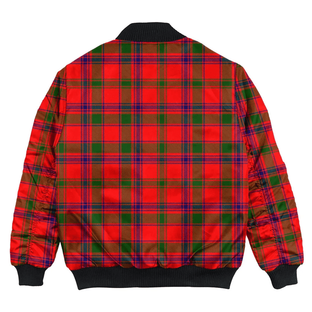 Clan MacColl Modern Tartan Clan Bomber Jacket HT29 MacColl Modern Tartan Tartan Bomber Jacket
