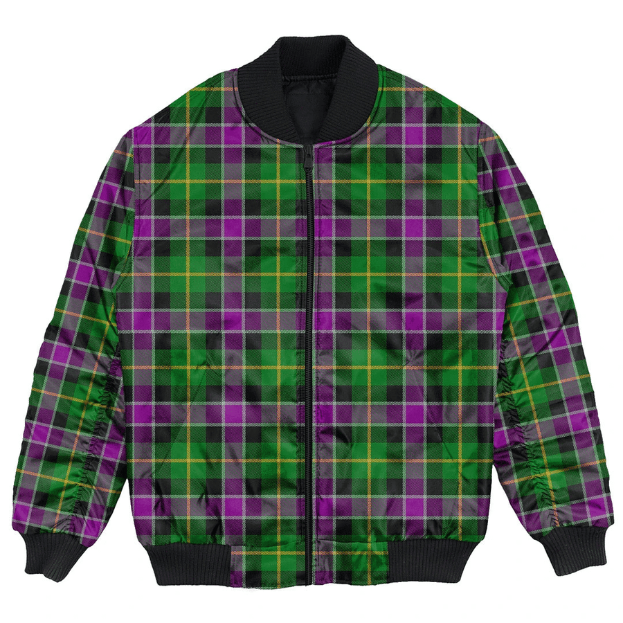 Clan Selkirk Tartan Clan Bomber Jacket AL67 Selkirk Tartan Tartan Bomber Jacket
