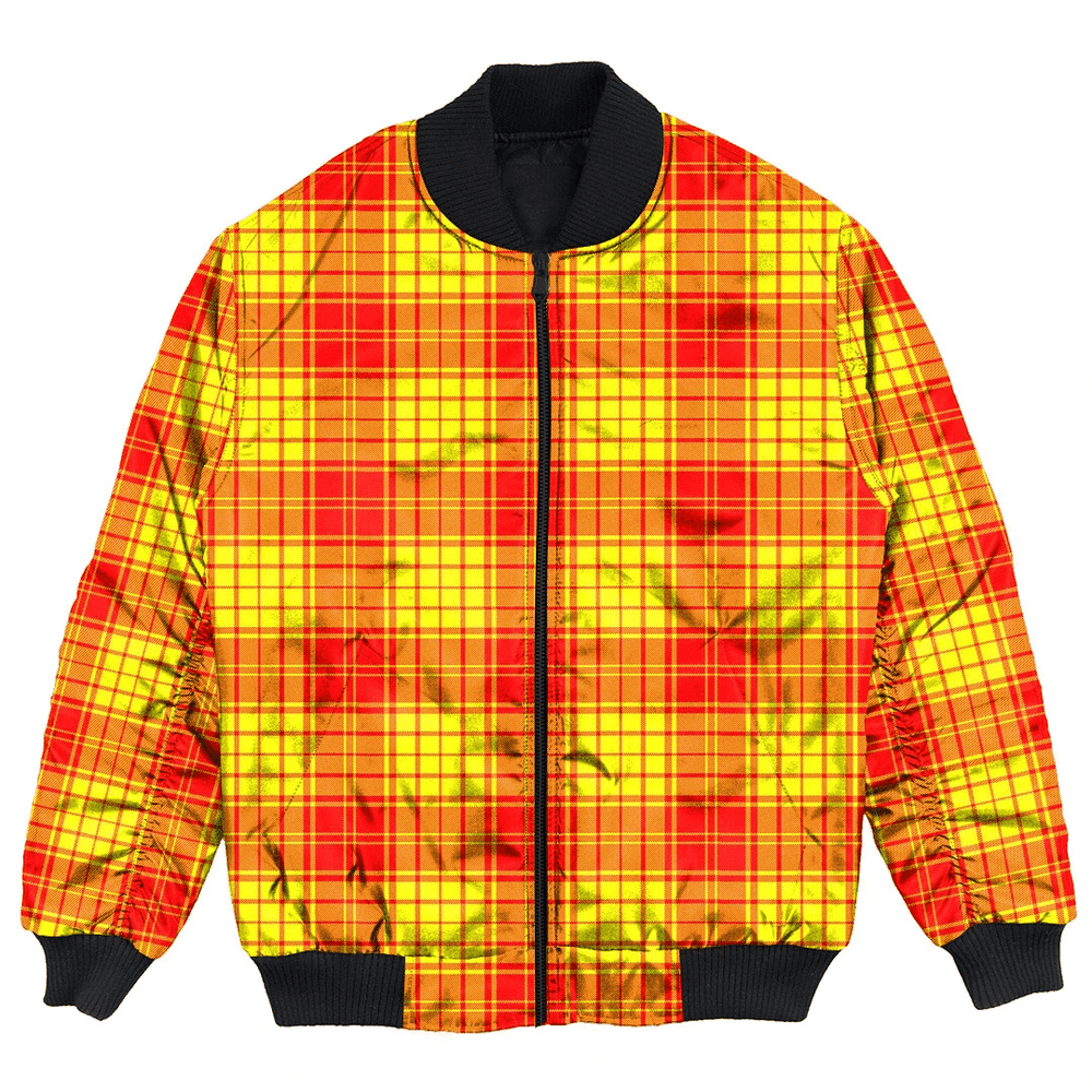Clan MacLeod of Raasay Tartan Bomber Jacket ZX68 MacLeod of Raasay Tartan Tartan Bomber Jacket