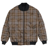 Clan MacIntyre Hunting Weathered Tartan Clan Bomber Jacket UP36 MacIntyre Hunting Weathered Tartan Tartan Bomber Jacket
