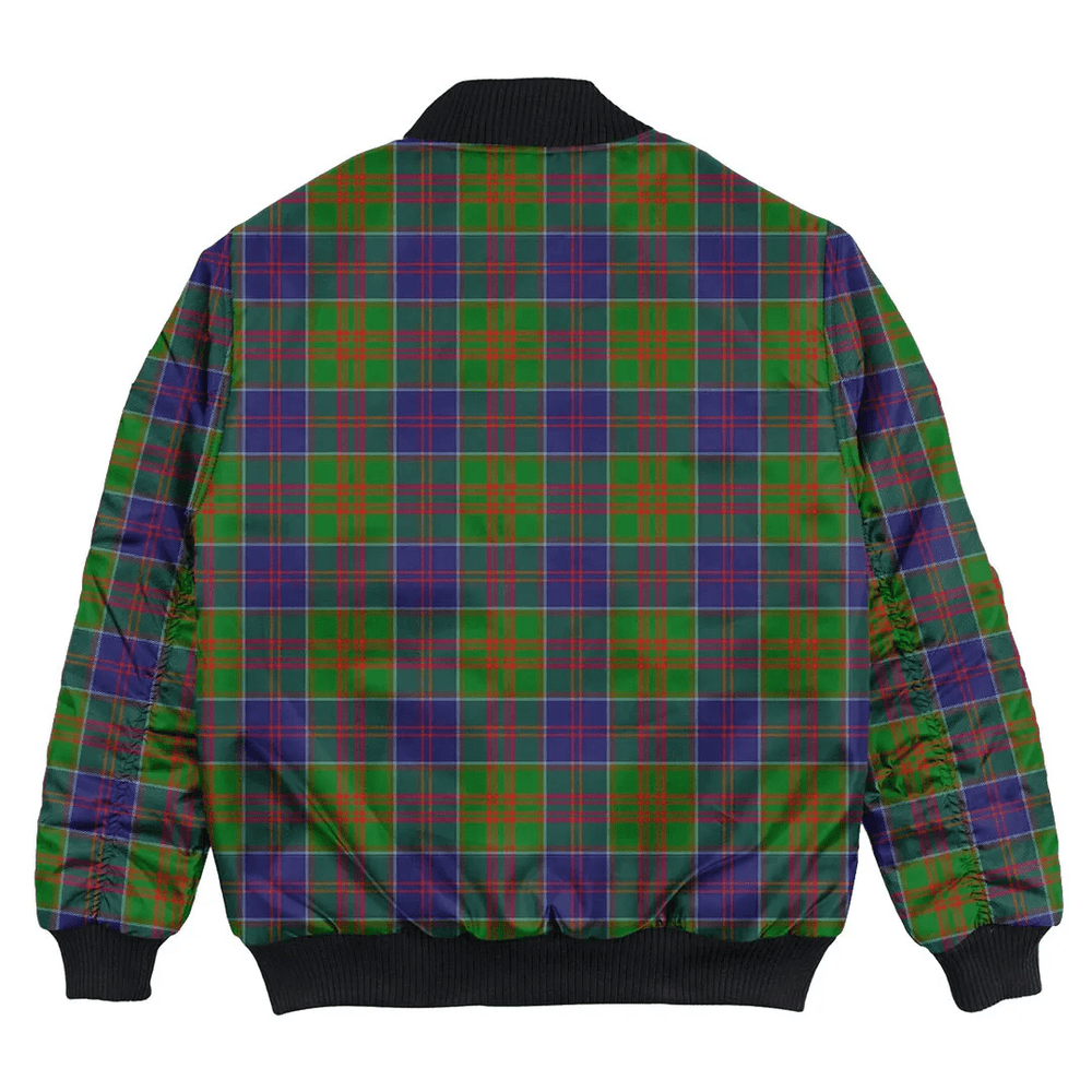 Clan Stewart of Appin Hunting Modern Tartan Clan Bomber Jacket NI77 Stewart of Appin Hunting Modern Tartan Tartan Bomber Jacket