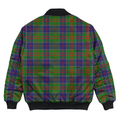 Clan Stewart of Appin Hunting Modern Tartan Clan Bomber Jacket NI77 Stewart of Appin Hunting Modern Tartan Tartan Bomber Jacket