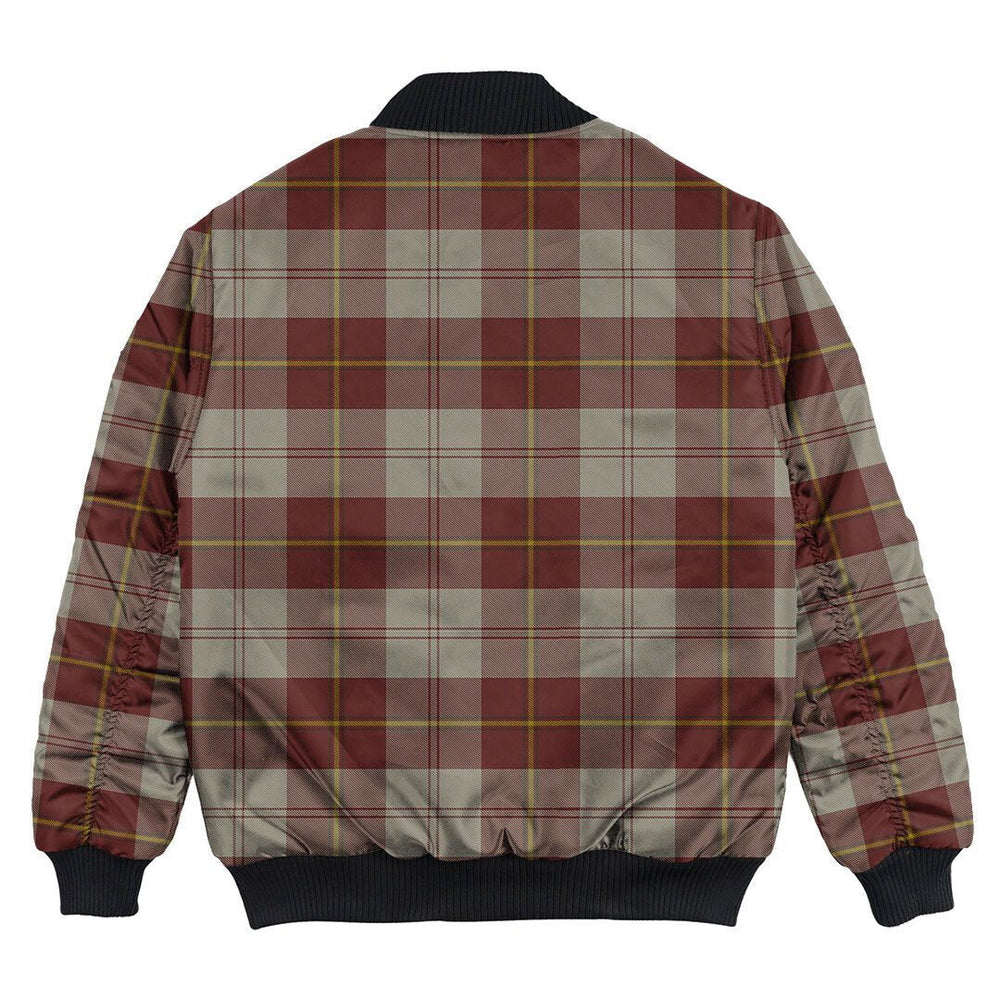 Clan Cunningham Burgundy Dancers Tartan Clan Bomber Jacket UA60 Cunningham Burgundy Dancers Tartan Tartan Bomber Jacket