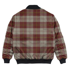 Clan Cunningham Burgundy Dancers Tartan Clan Bomber Jacket UA60 Cunningham Burgundy Dancers Tartan Tartan Bomber Jacket