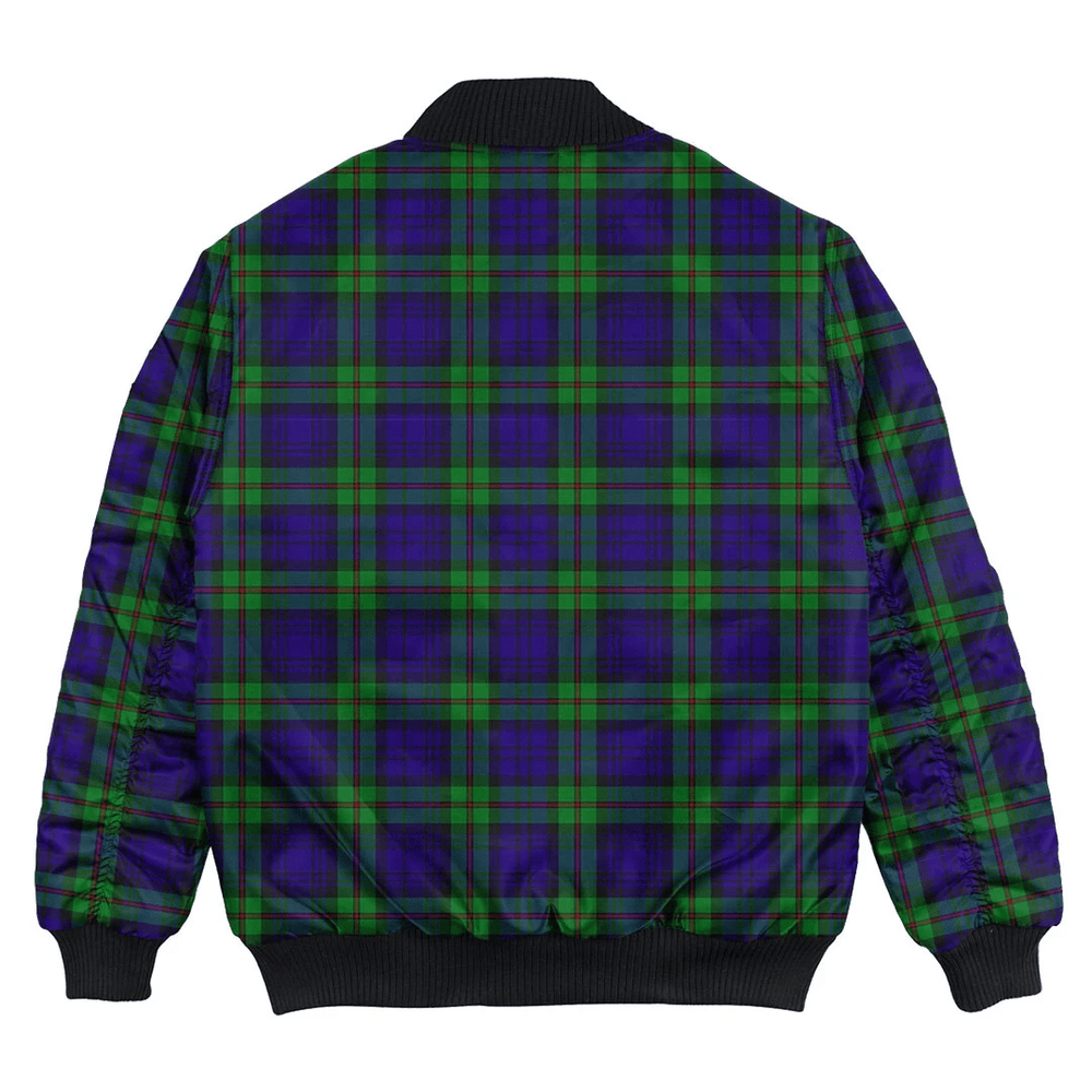 Clan MacKinlay Modern Tartan Clan Bomber Jacket FK63 MacKinlay Modern Tartan Tartan Bomber Jacket