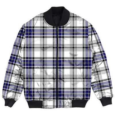Clan Hannay Modern Tartan Bomber Jacket QW73