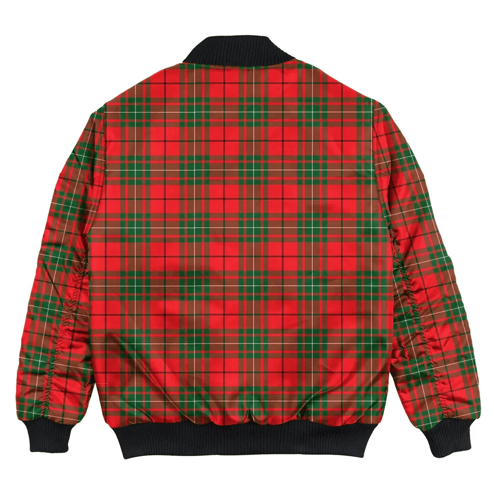 Clan MacAulay Modern Tartan Clan Bomber Jacket KS74 MacAulay Modern Tartan Tartan Bomber Jacket