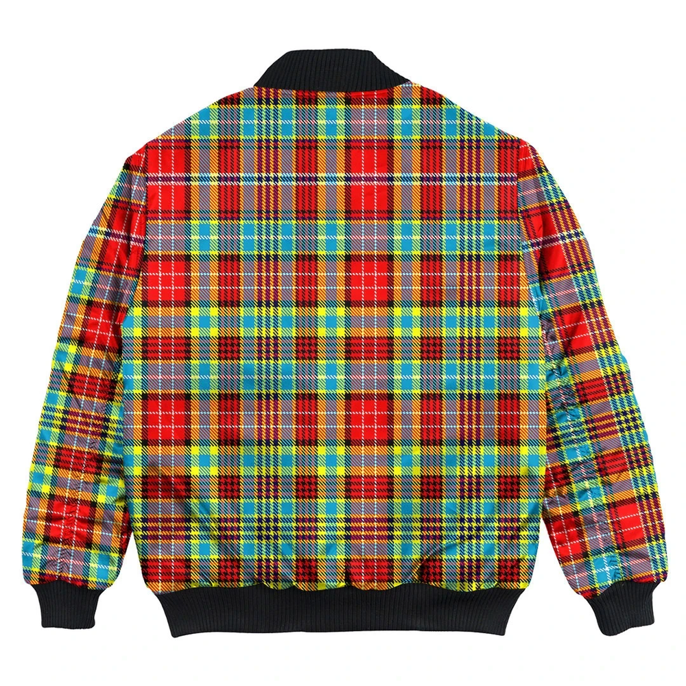 Clan Ogilvie Hunting Ancient Tartan Bomber Jacket EU76 Ogilvie Hunting Ancient Tartan Tartan Bomber Jacket