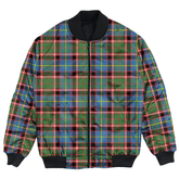 Clan Stirling & Bannockburn District Tartan Clan Bomber Jacket RH14 Stirling & Bannockburn District Tartan Tartan Bomber Jacket