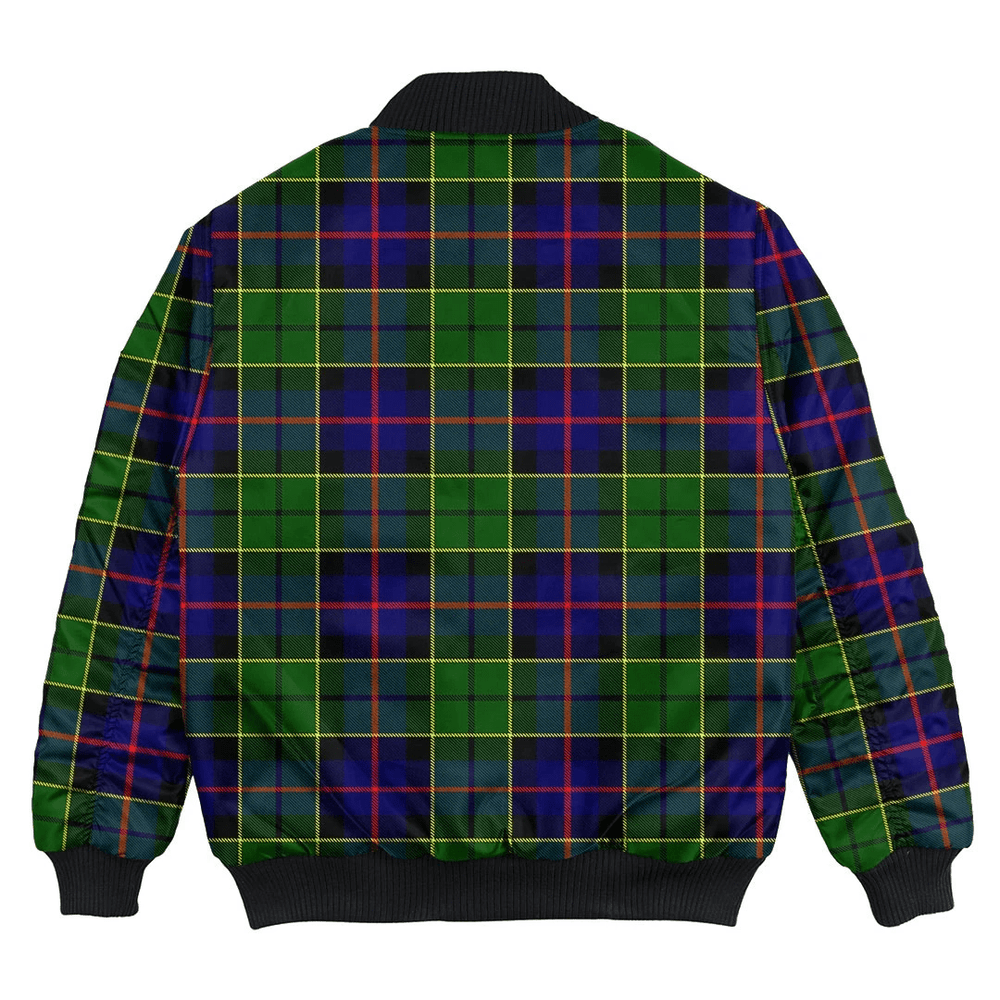 Clan Forsyth Modern Tartan Clan Bomber Jacket OA72 Forsyth Modern Tartan Tartan Bomber Jacket
