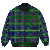 Clan MacIntyre Hunting Modern Tartan Clan Bomber Jacket PI69 MacIntyre Hunting Modern Tartan Tartan Bomber Jacket