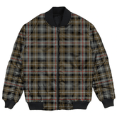 Clan MacKenzie Weathered Tartan Clan Bomber Jacket CG75 MacKenzie Weathered Tartan Tartan Bomber Jacket