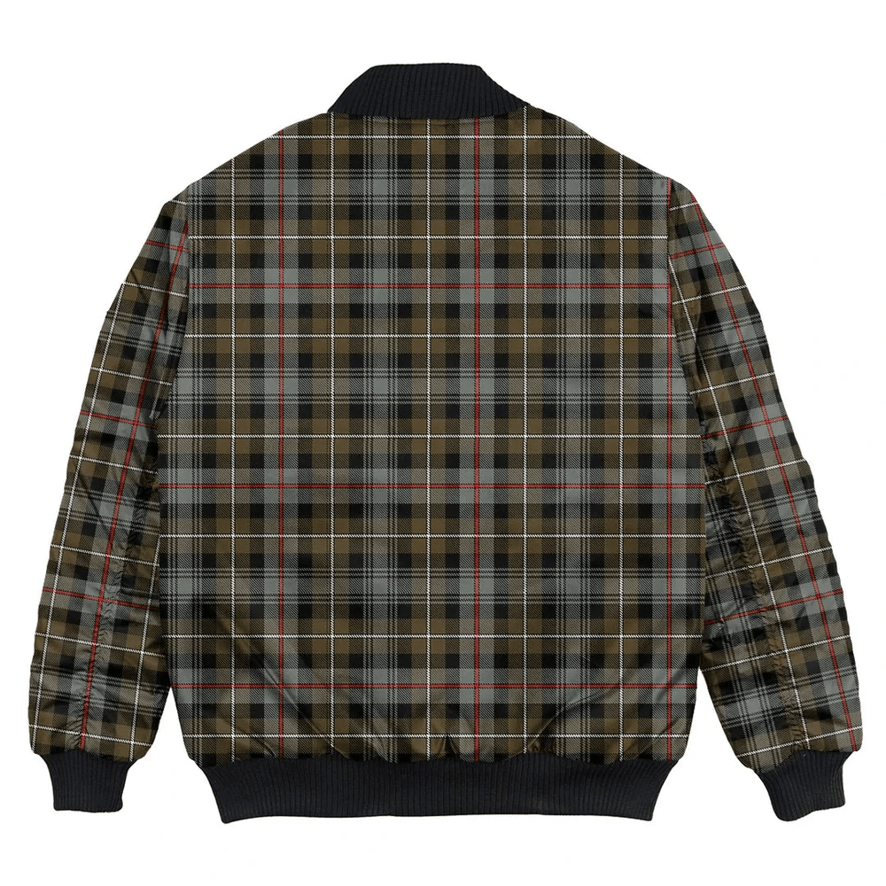 Clan MacKenzie Weathered Tartan Clan Bomber Jacket CG75 MacKenzie Weathered Tartan Tartan Bomber Jacket