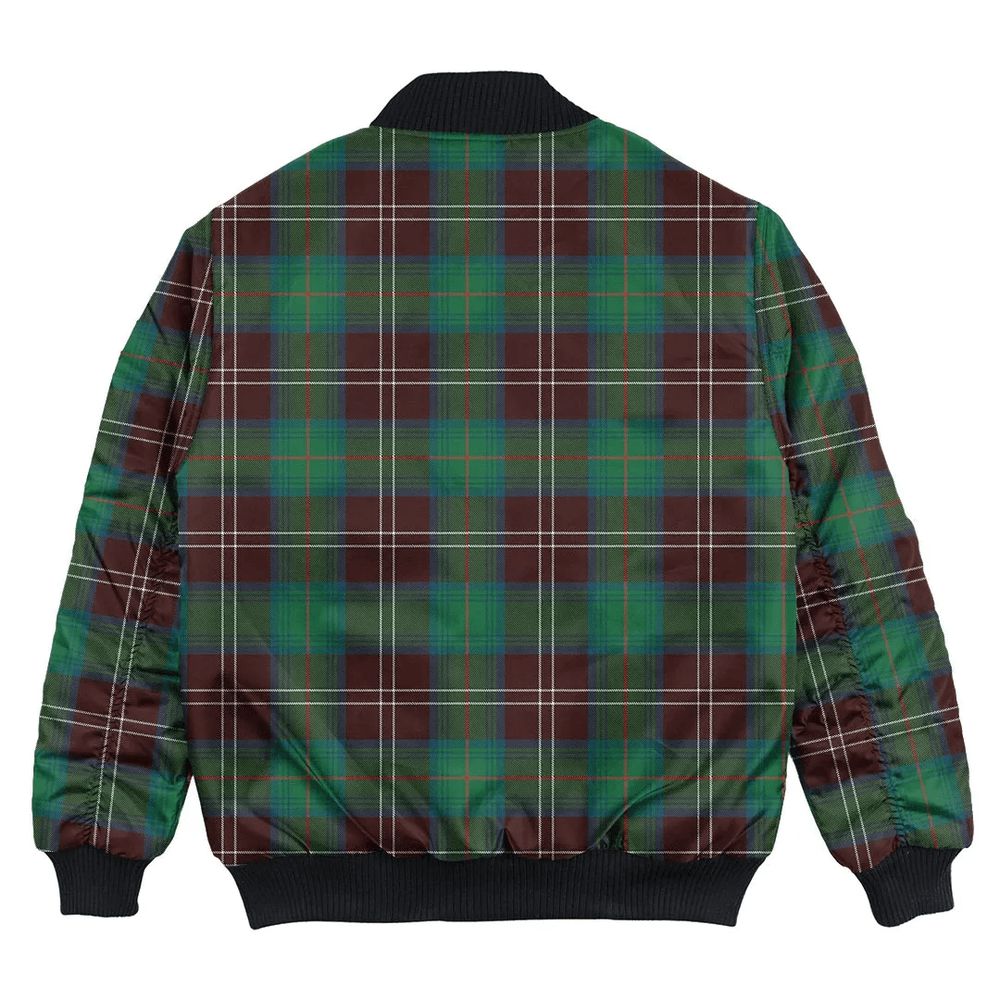 Clan Chisholm Hunting Ancient Tartan Clan Bomber Jacket RP45 Chisholm Hunting Ancient Tartan Tartan Bomber Jacket