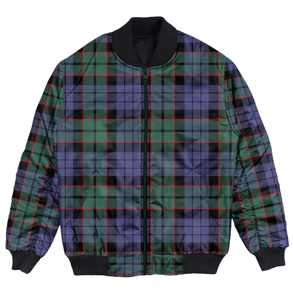 Clan Fletcher Modern Tartan Clan Bomber Jacket XA17 Fletcher Modern Tartan Tartan Bomber Jacket