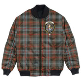 Clan Murray of Atholl Weathered Tartan Crest Bomber Jacket TT73 Murray of Atholl Weathered Tartan Tartan Bomber Jacket