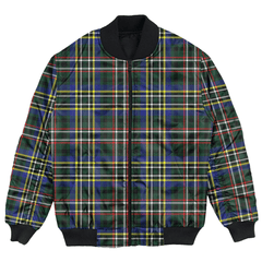 Clan SCOTT GREEN MODERN Tartan Clan Bomber Jacket LP94 Clan Scott (Scott Tartan) Tartan Bomber Jacket